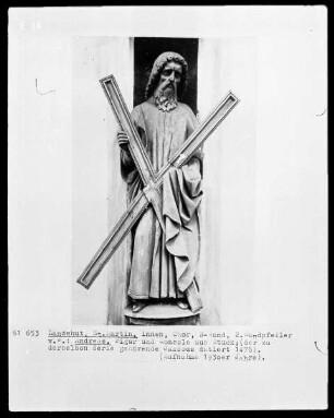 Figur des heiligen Andreas