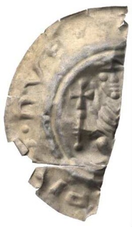Fundmünze, Brakteat, 1242 - 1272
