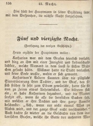 Fünf und vierzigste Nacht