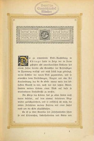 Weltreise-Tagebuch, 1