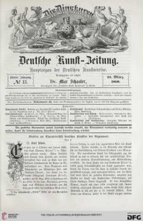 Nr. 13 (25. März 1860)