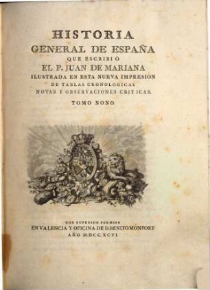 Historia general de España, 9