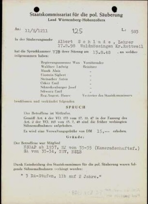 Schlude, Albert