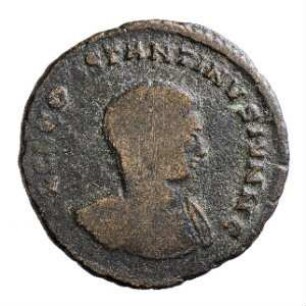 Münze, Follis, Aes 3, 317 - 318 n. Chr.