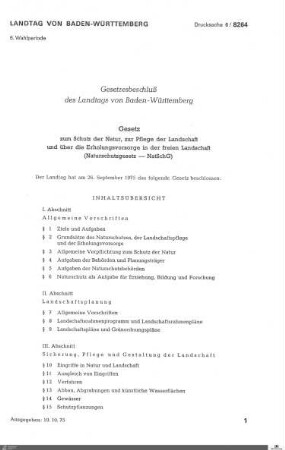 Naturschutzgesetz