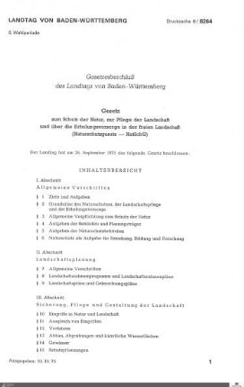 Naturschutzgesetz