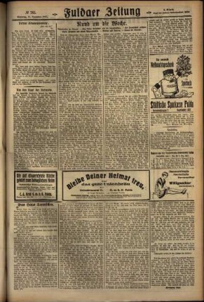 Zweite Ausgabe vom Sonntag, den 11. Dezember 1927.