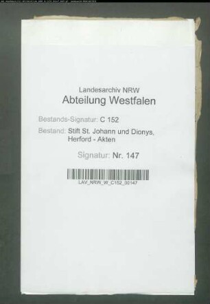 Kapitular eigenbehörige Knost zu Enger.