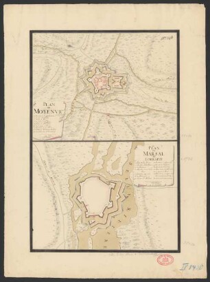 Plan de Marsal en Lorraine