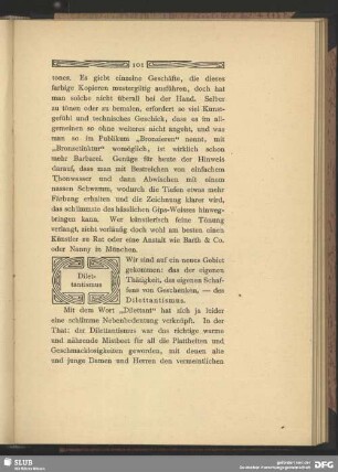 Dilettantismus