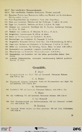 Gemälde (Nr. 660-780)
