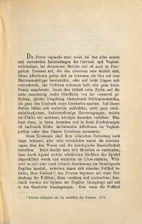 Ueber das pathologisch-anatomische Substrat der Erosionen an der Portio vaginalis uteri : Inaug.-Diss.