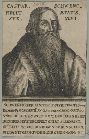 Bildnis des Caspar Schwenckfelt