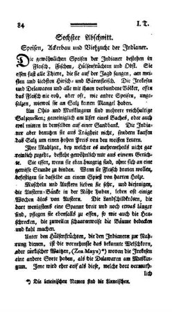Sechster Abschnitt - Speisen, Ackerbau und Viehzucht der Indianer