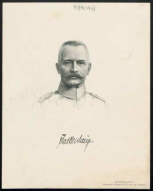 [Bildnis Erich] von Falkenhayn