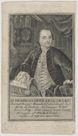 Bildnis des Henricus Fridericus Delius