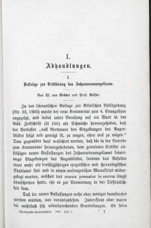 1-58 Beiträge zur Erklärung des Johannesevangeliums