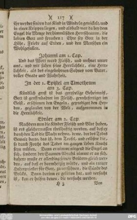 Weyhnachts-Sprüchlein. aus dem neuen Testament.