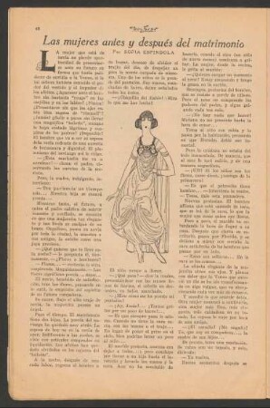 Las mujeres antes y después del matrimonio