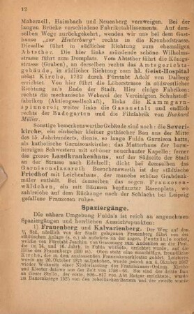 Spaziergänge.