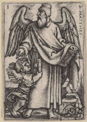 Der Evangelist Matthäus, aus der Folge der vier Evangelisten