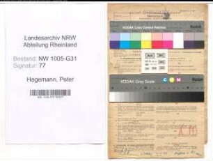 Entnazifizierung Peter Hagemann , geb. 19.09.1908 (Gastwirt)