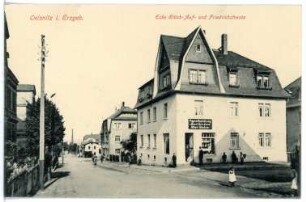 Oelsnitz. Ecke Glück - Auf - u.Friedrichstraße