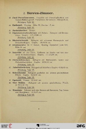2. Herren-Zimmer (Nr. 32-44)