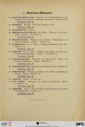 2. Herren-Zimmer (Nr. 32-44)