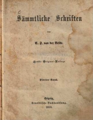 Sämmtliche Schriften, 4