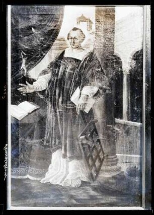 Kirche; Ölgemälde 17. Jahrhundert, Heiliger Laurentius