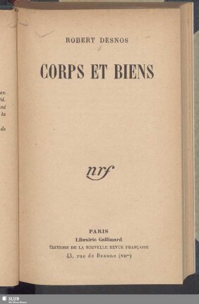 Corps et biens