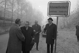 Eingemeindung von Stupferich und Hohenwettersbach nach Karlsruhe mit Wirkung vom 1. Januar 1972