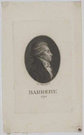 Bildnis des Bertrand Barrere