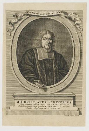 Bildnis des Christianus Scriverius
