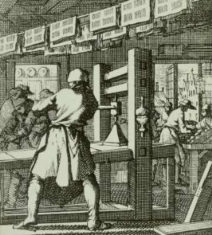 Der Buchdrucker, Weigel 1698