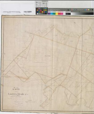 Münster, St. Lamberti, (Münster), Teilung der Loddenheide, Brouillonkarte