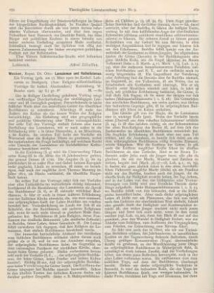 259-261 [Rezension] Wecker, Otto, Lamaismus und Katholizismus