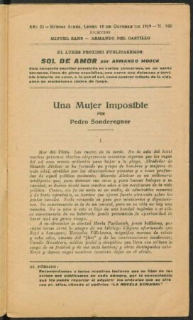 1919003100: Una mujer imposible