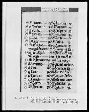 Psalter aus Comburg —