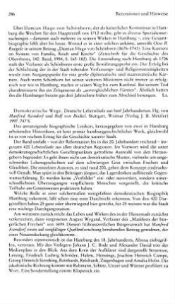 Demokratische Wege, deutsche Lebensläufe aus fünf Jahrhunderten, hrsg. von Manfred Asendorf und Rolf von Bockel : Stuttgart u.a., Metzler, 1997