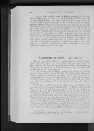 Versammlung zu Lübeck. - 1368 Jun. 24.
