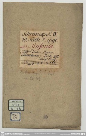 Symphonies - Mus.2731-N-1b : strings, bc - C