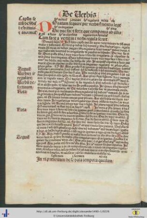 Capitulum sextum de verbis defectivis et anormalis.