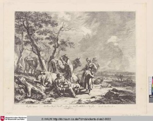 [Der Nachmittag. Die Mutter mit dem Kinde; Afternoon. The Shepherd's Family]