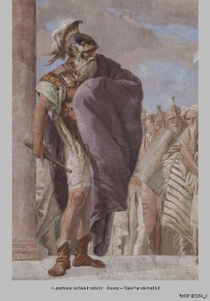 Sala dell'Iliade : Minerva verhindert, dass Achilles Agamemnon tötet