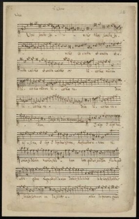 Choro 1. Voce (Canto 1)