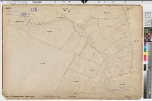 Wettringen (Wettringen), Umlegung Wettringen, Bl. 18 Zuteilungskarte Flur 39