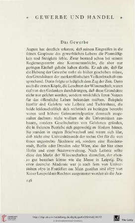 Gewerbe und Handel