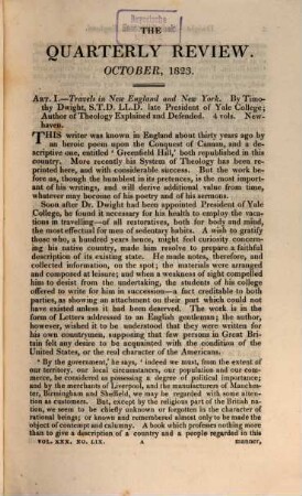 The quarterly review. 30 = Nr. 59 - 60. 1823/24